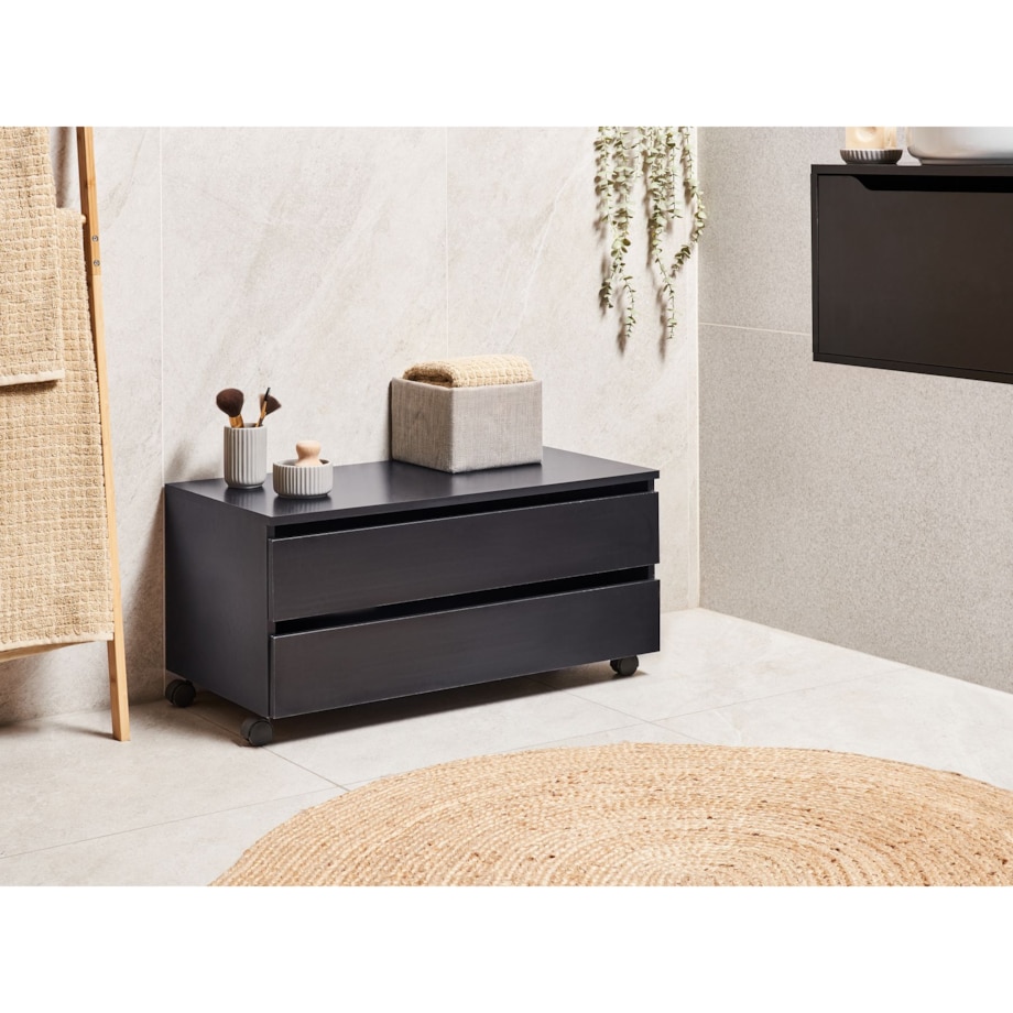 Szafka łazienkowa TERESINA 80 cm Czarny