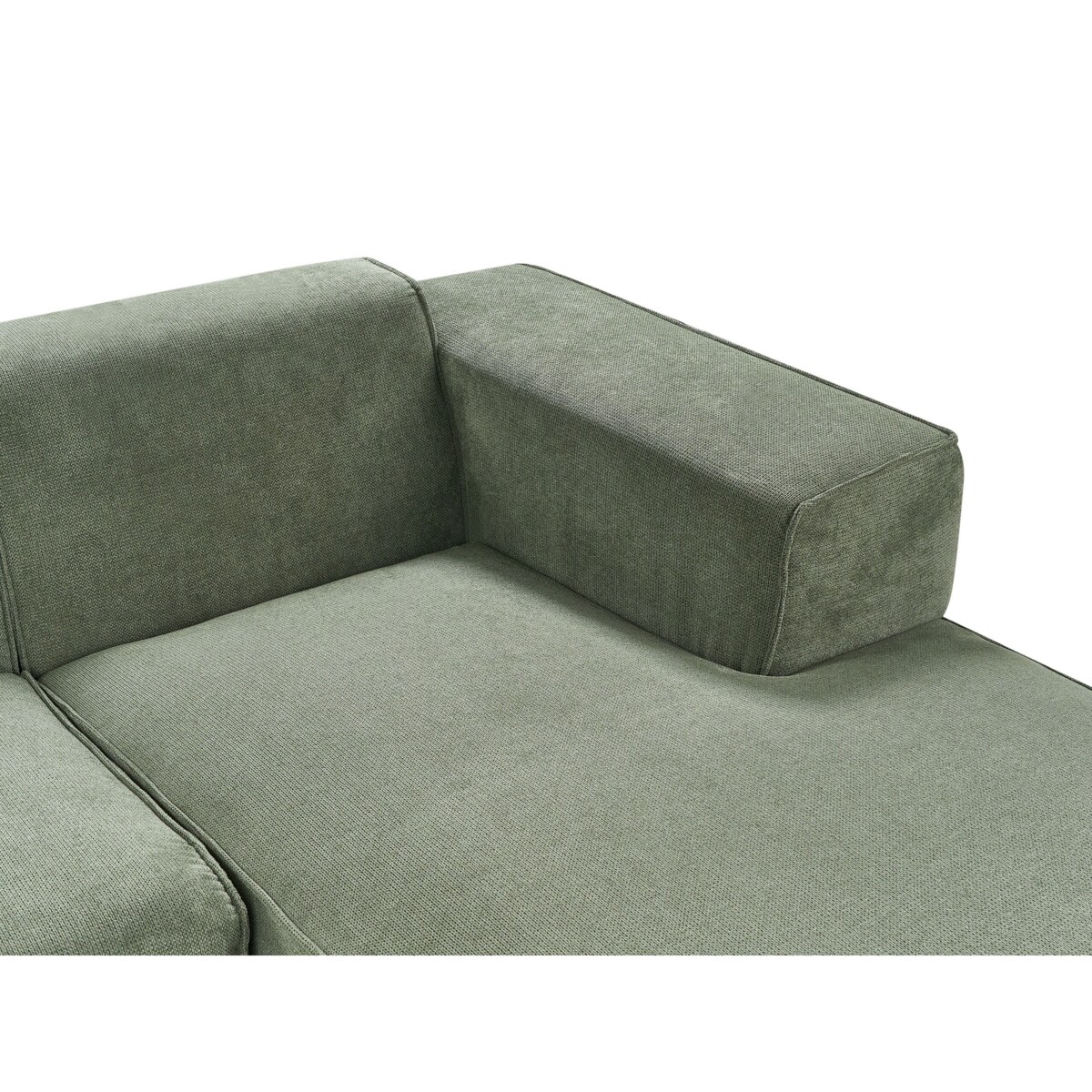 Narożnik lewostronny ciemnozielony DOLVA