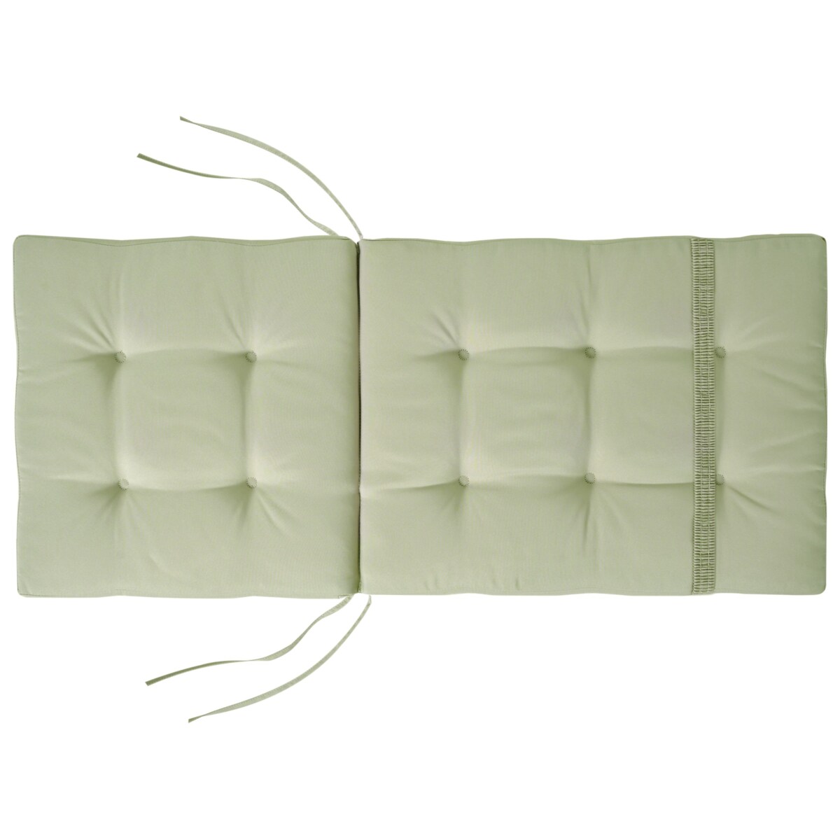 Zestaw 8 poduszek siedziskowych/oparciowych MAUI PREMIUM Jasnozielony