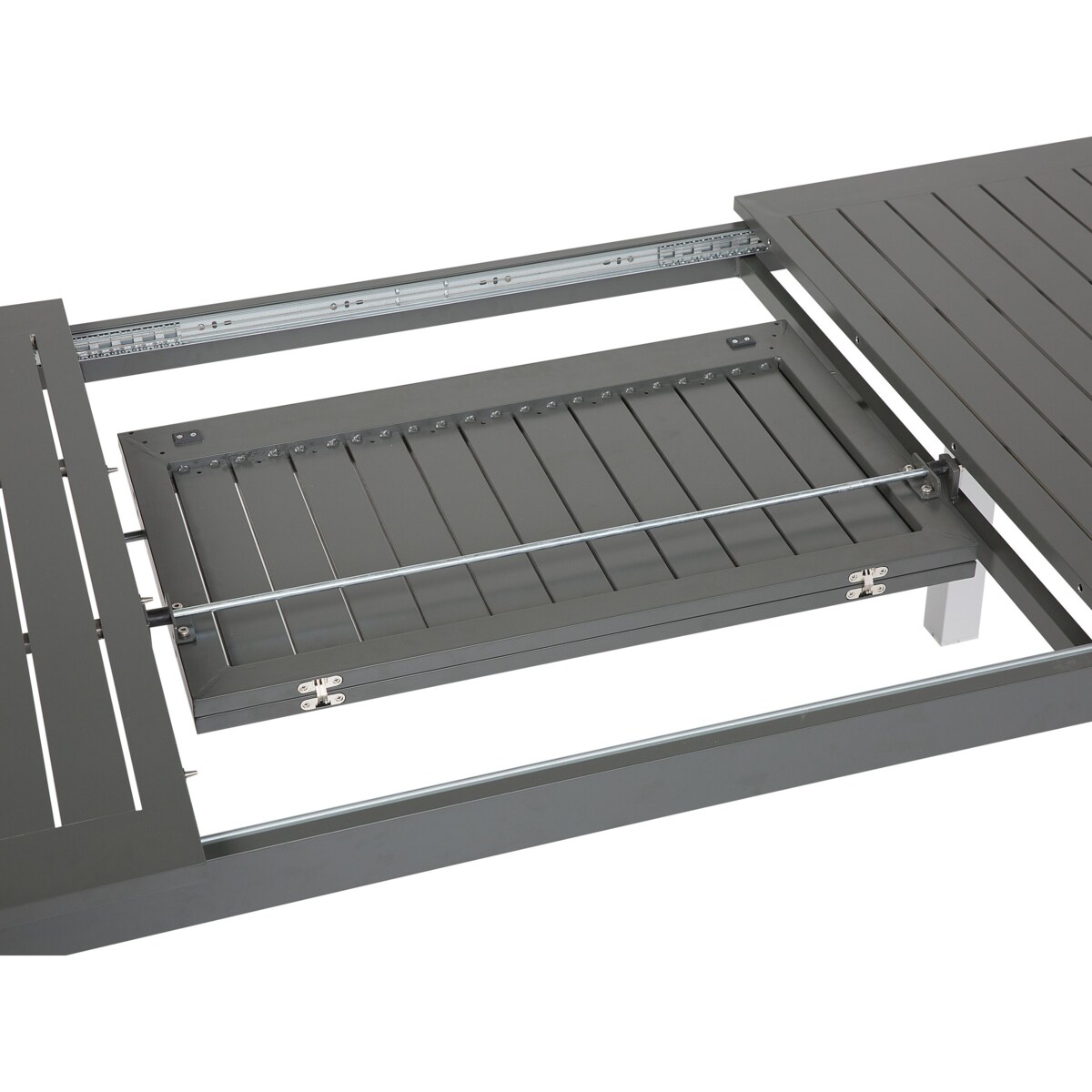 Zestaw ogrodowy dla 8 osób PANCOLE z poduszkami Metal Szary