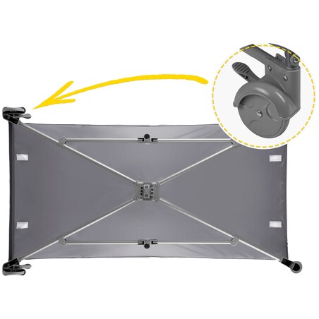 Łóżeczko turystyczne dla dziecka składane podróżne kojec Ricokids + materac + torba