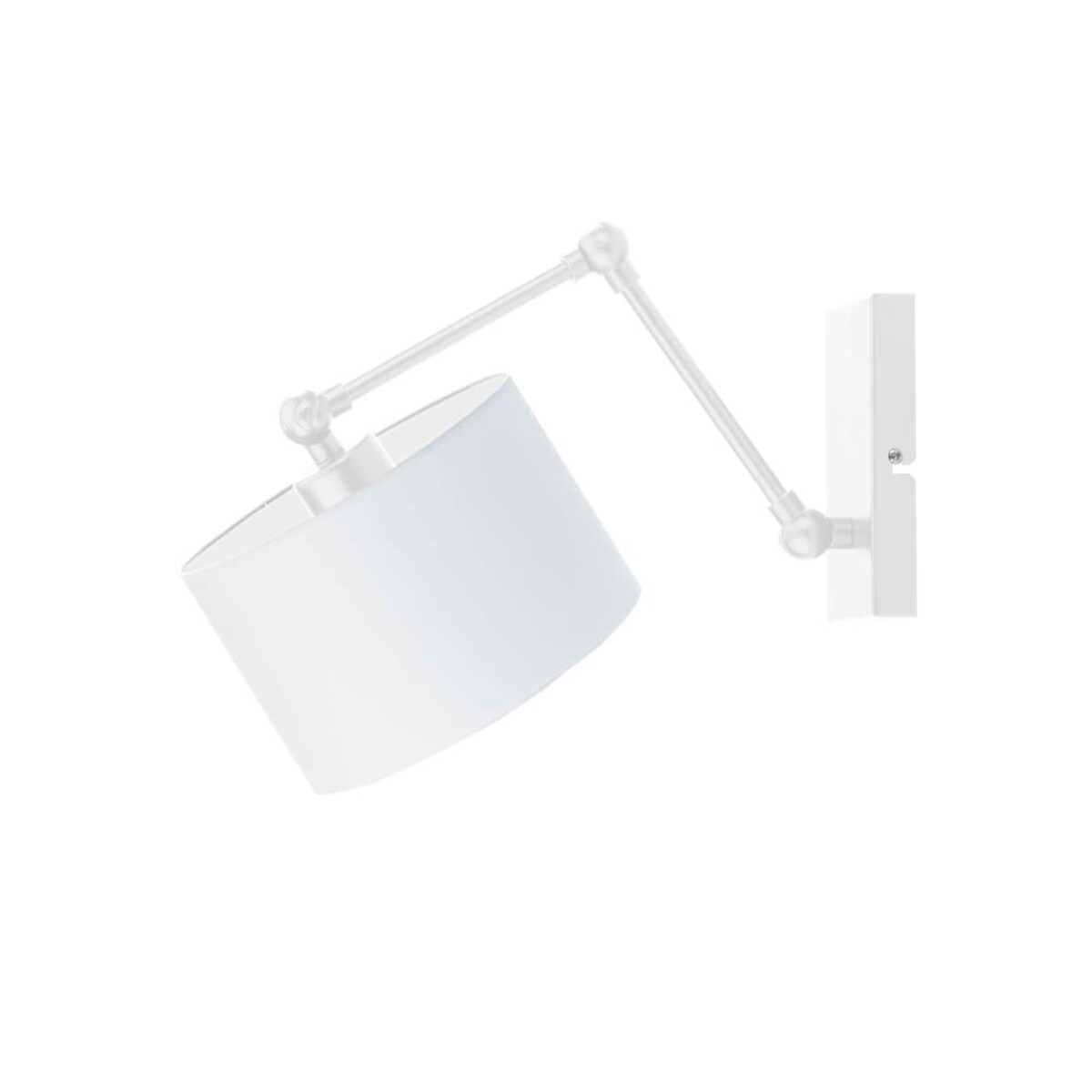 Kinkiet przegubowy lampa ścienna lampa na ścianę regulowany z abażurem walec SOUL