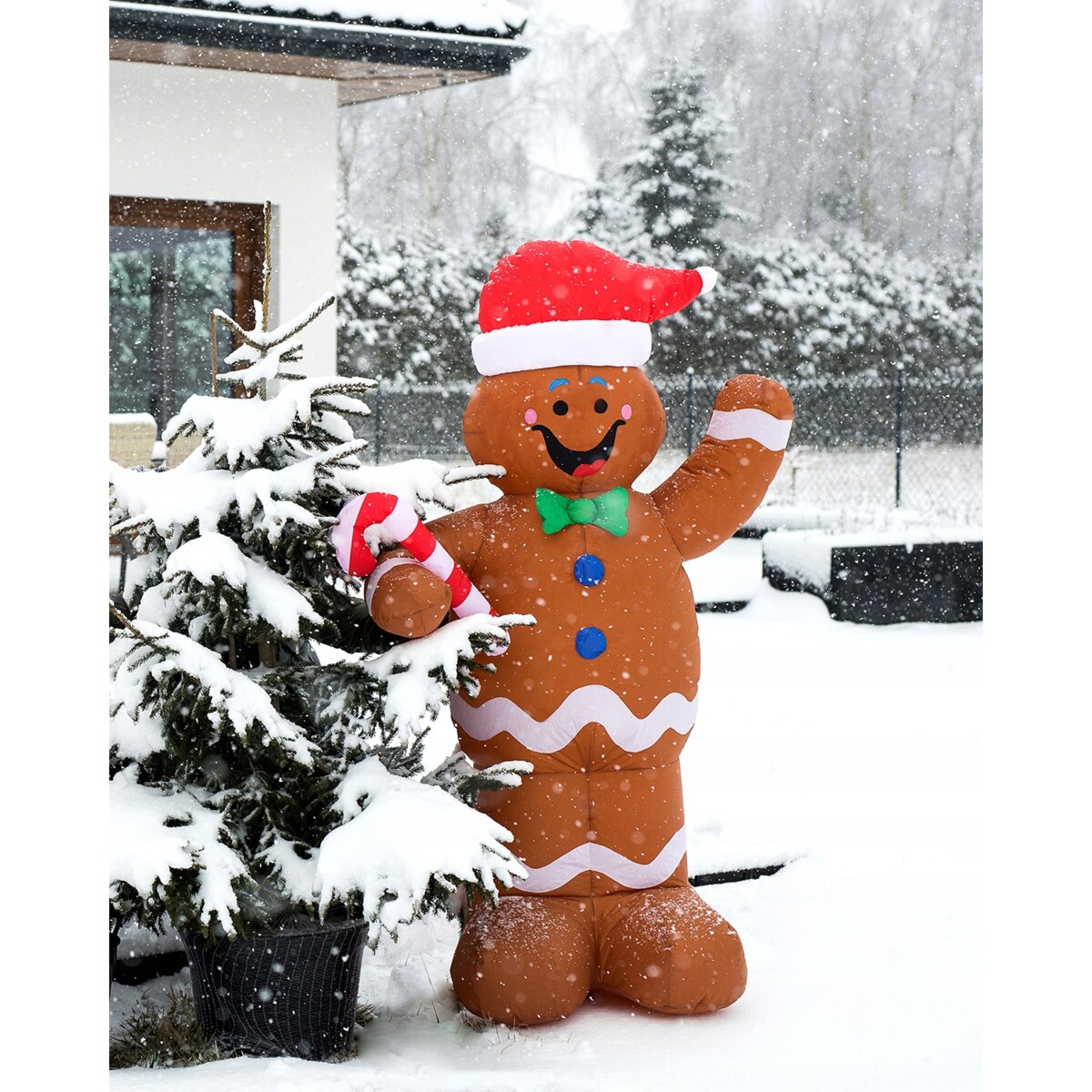 Caistek Nadmuchiwany Świecący Duży Pompowany Led 155Cm Dmuchaniec