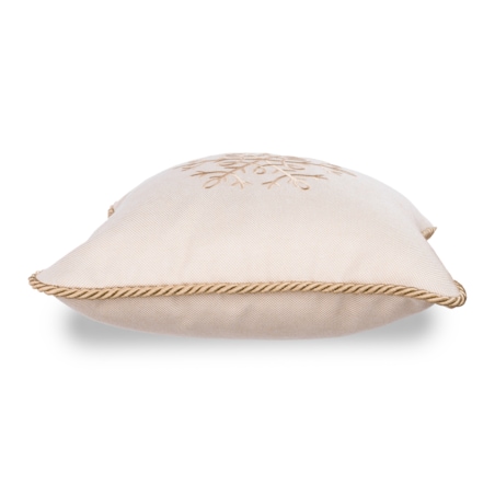 Beżowa poduszka świąteczna Sand 30x30 cm