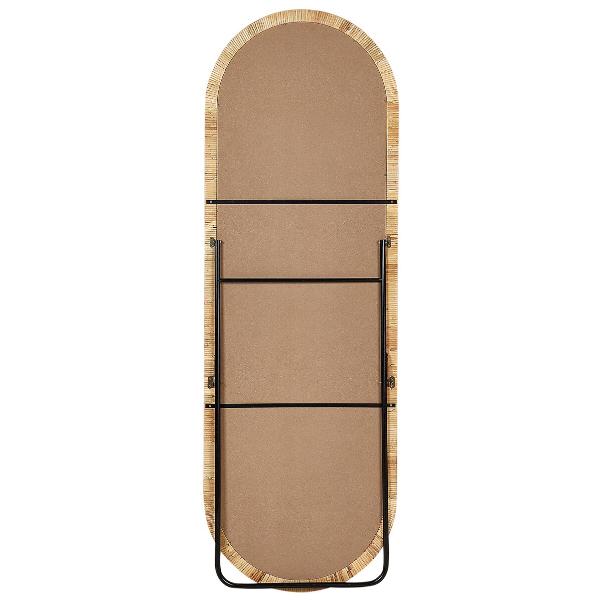 Lustro stojące MONTOT 150 cm Rattan Naturalny