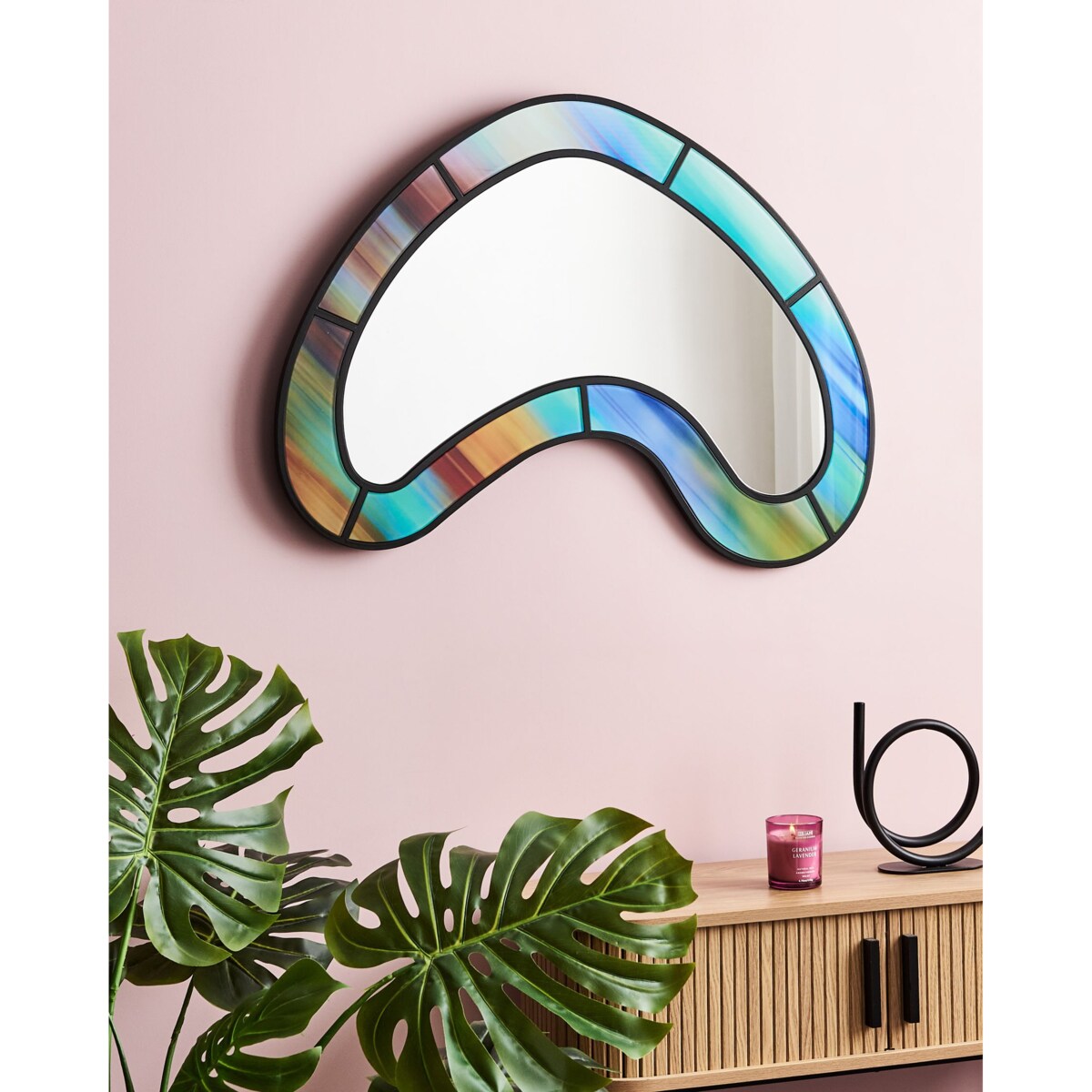 Lustro ścienne BOUVRON Kolorowy