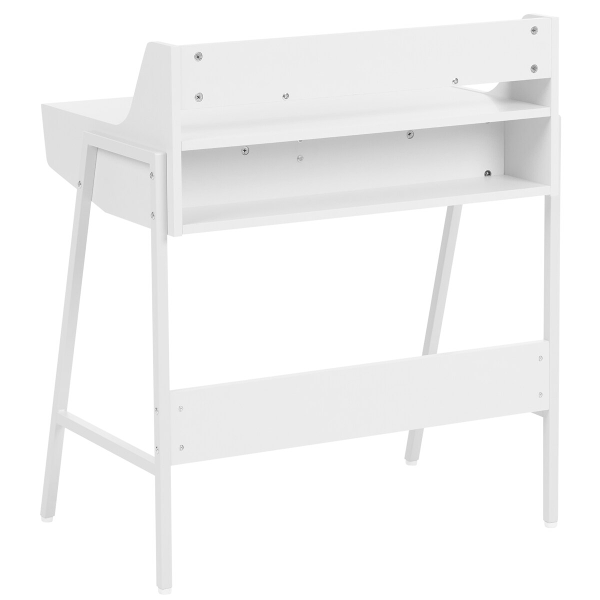 Biurko z nadstawką BROXTON 77 cm 46 cm Biały