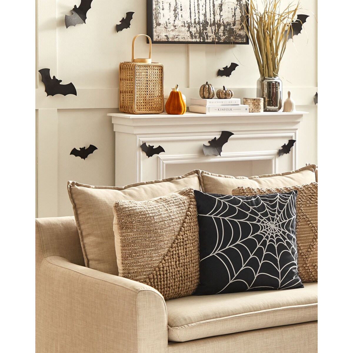 Lampion rattanowy 28 cm naturalny BANTUL