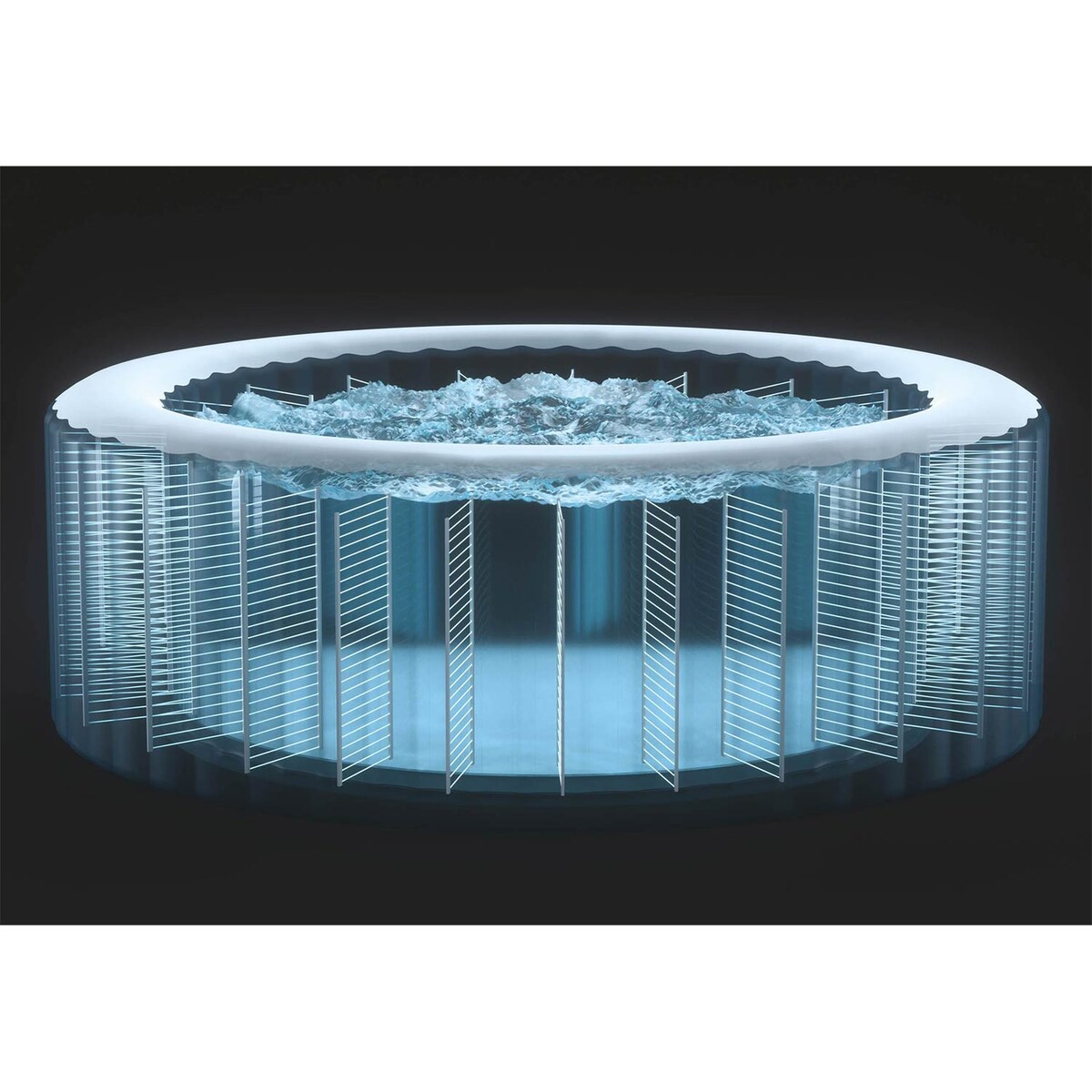 Dmuchane SPA Intex 28494 ogrodowe 4os wanna Hydromasaż LED model 2026