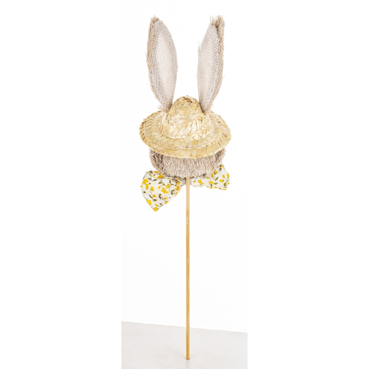 Dekoracja - królik na patyku 40x11x10 cm FANTOCCIO
