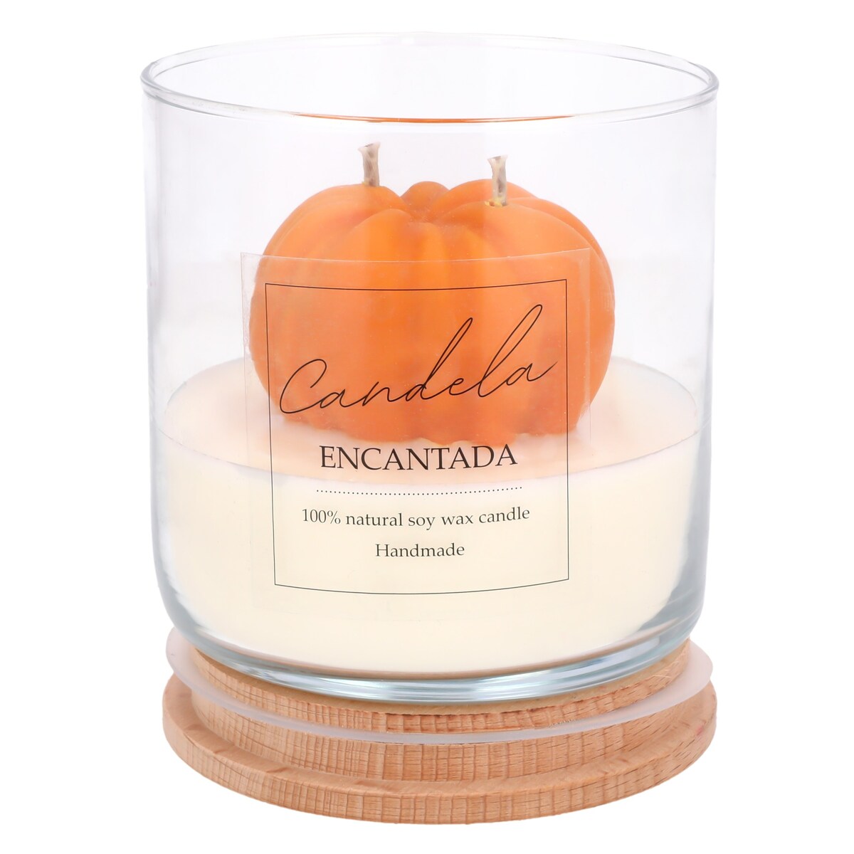 Świeca sojowa ZAPACHOWA świeczka DYNIA handmade prezent CANDELA ENCANTADA
