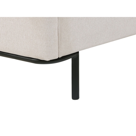 Łóżko tapicerowane 140 x 200 cm beżowe CORIO