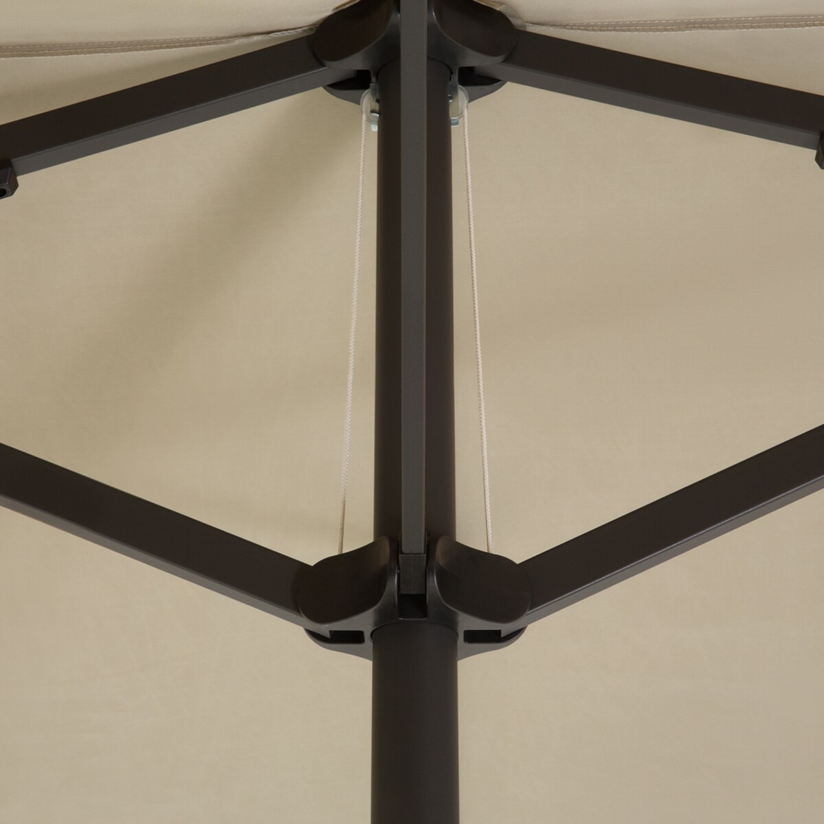 Parasol ogrodowy 460 cm SIBILLA Beżowy