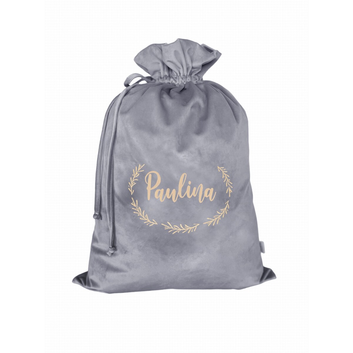 Christmas bag silver grey - MERRY and BRIGHT