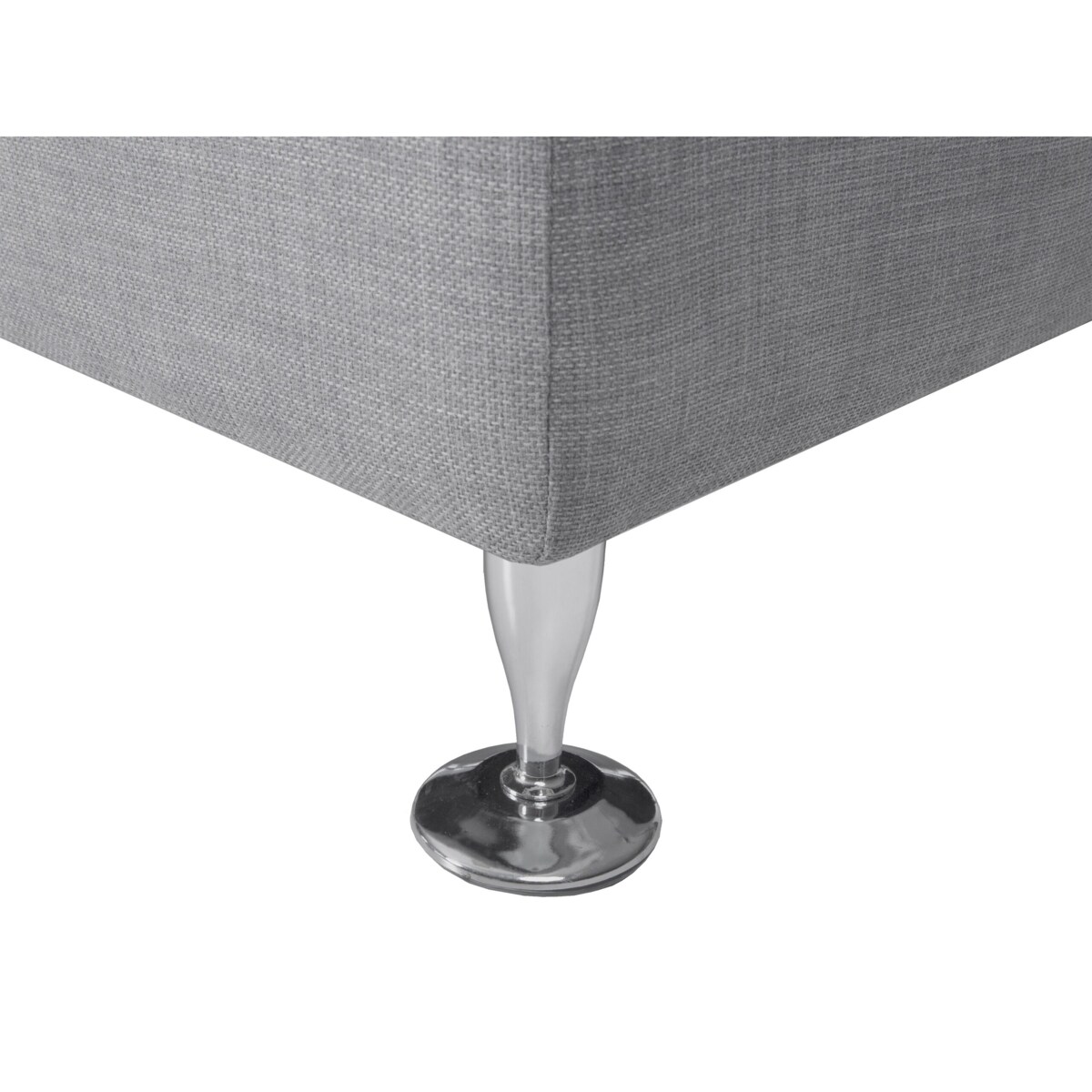 Sofa półokrągła 7-osobowa modułowa jasnoszara ROTUNDE