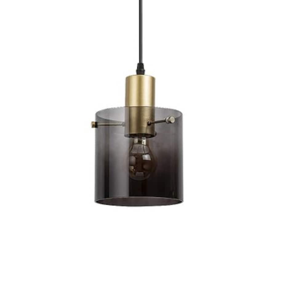 LAMPA wisząca DONATI 5222 Rabalux szklana OPRAWA okrągły zwis przydymiony złoty