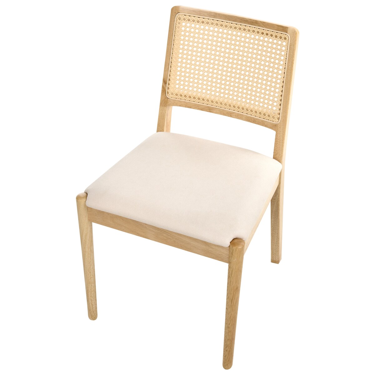 Zestaw 2 krzeseł do jadalni TAMARAC Drewno Jasnobrązowy