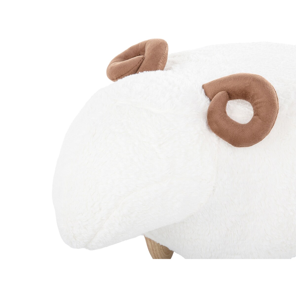 Pufa zwierzak biała LAMB