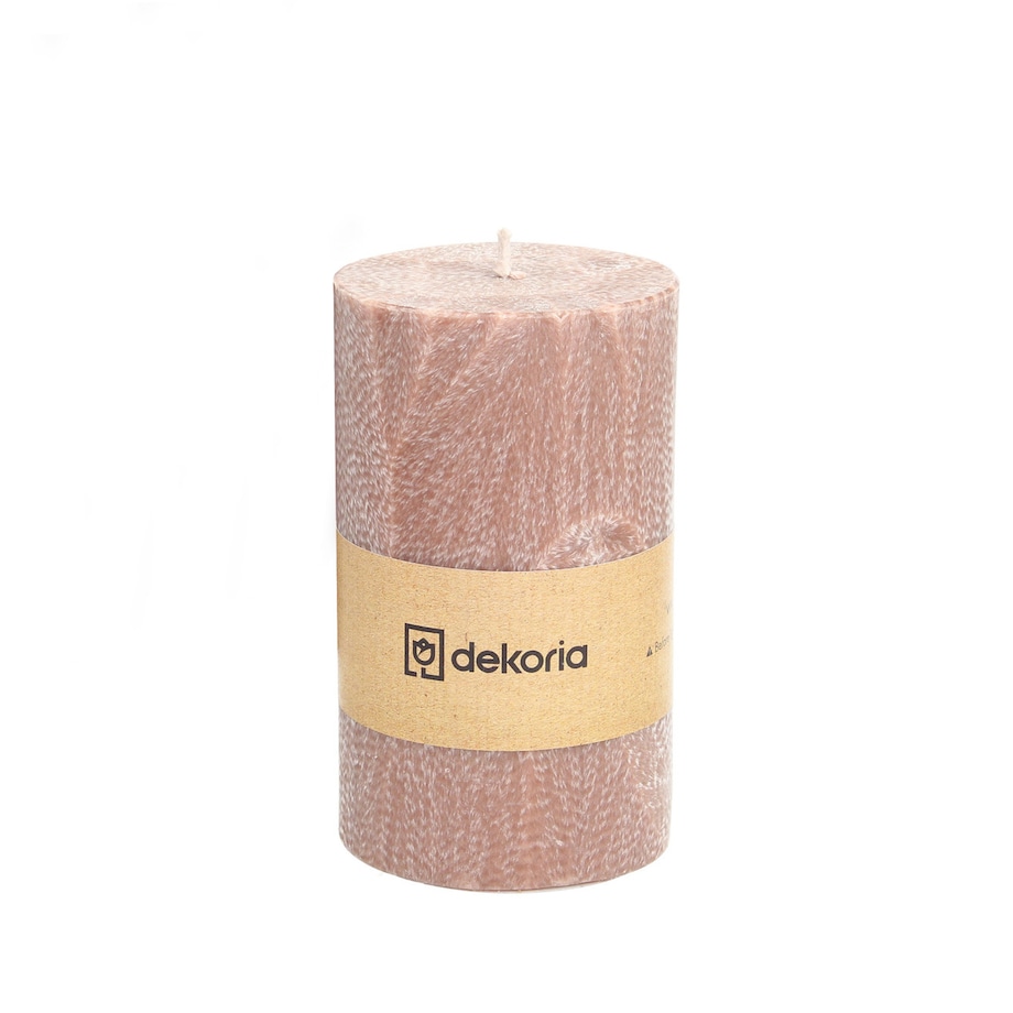 Świeca zapachowa palmowa walec Old Pink, 6,5x6,5x12 cm