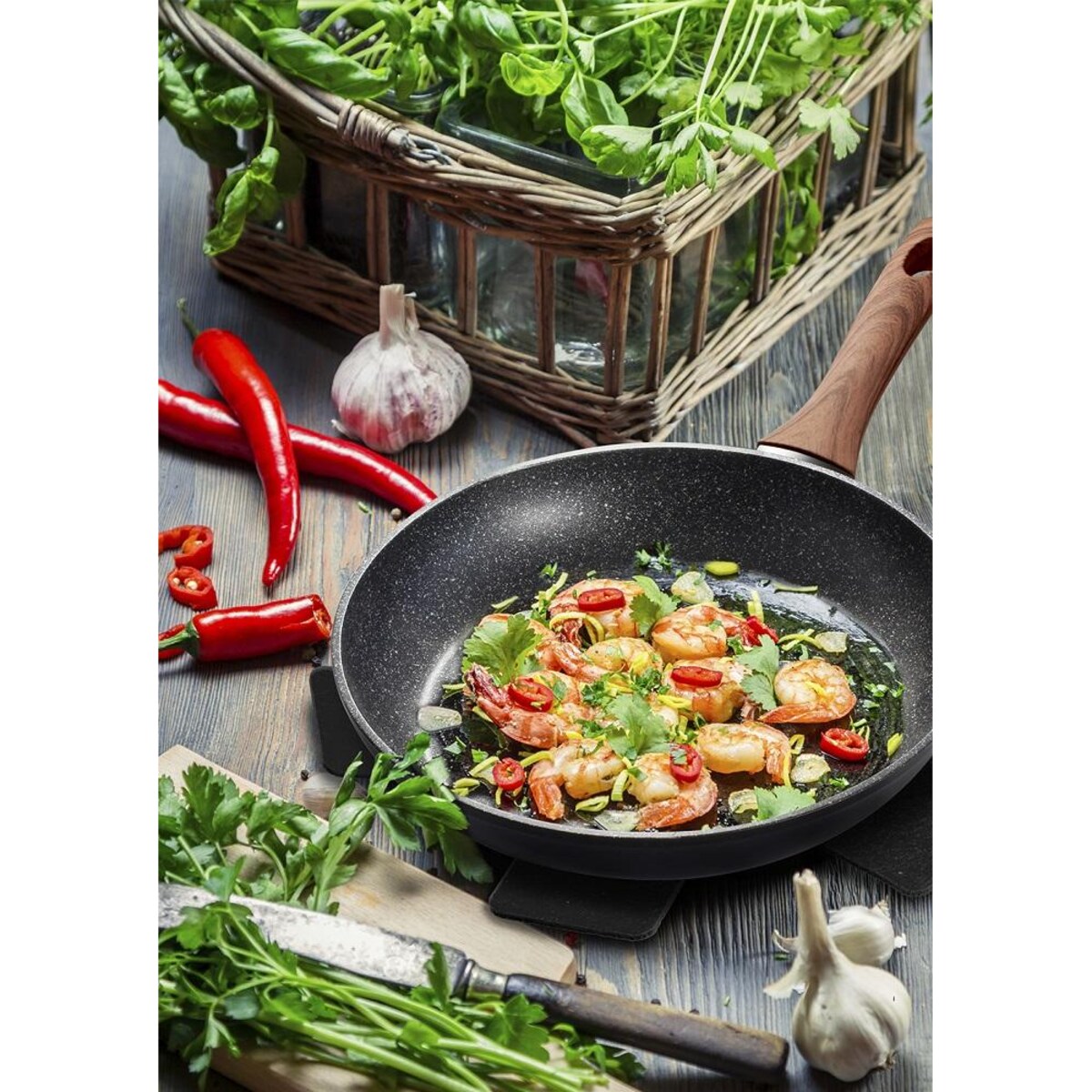 Patelnia 24cm Ebony Rosewood Berlinger Haus BH-1713