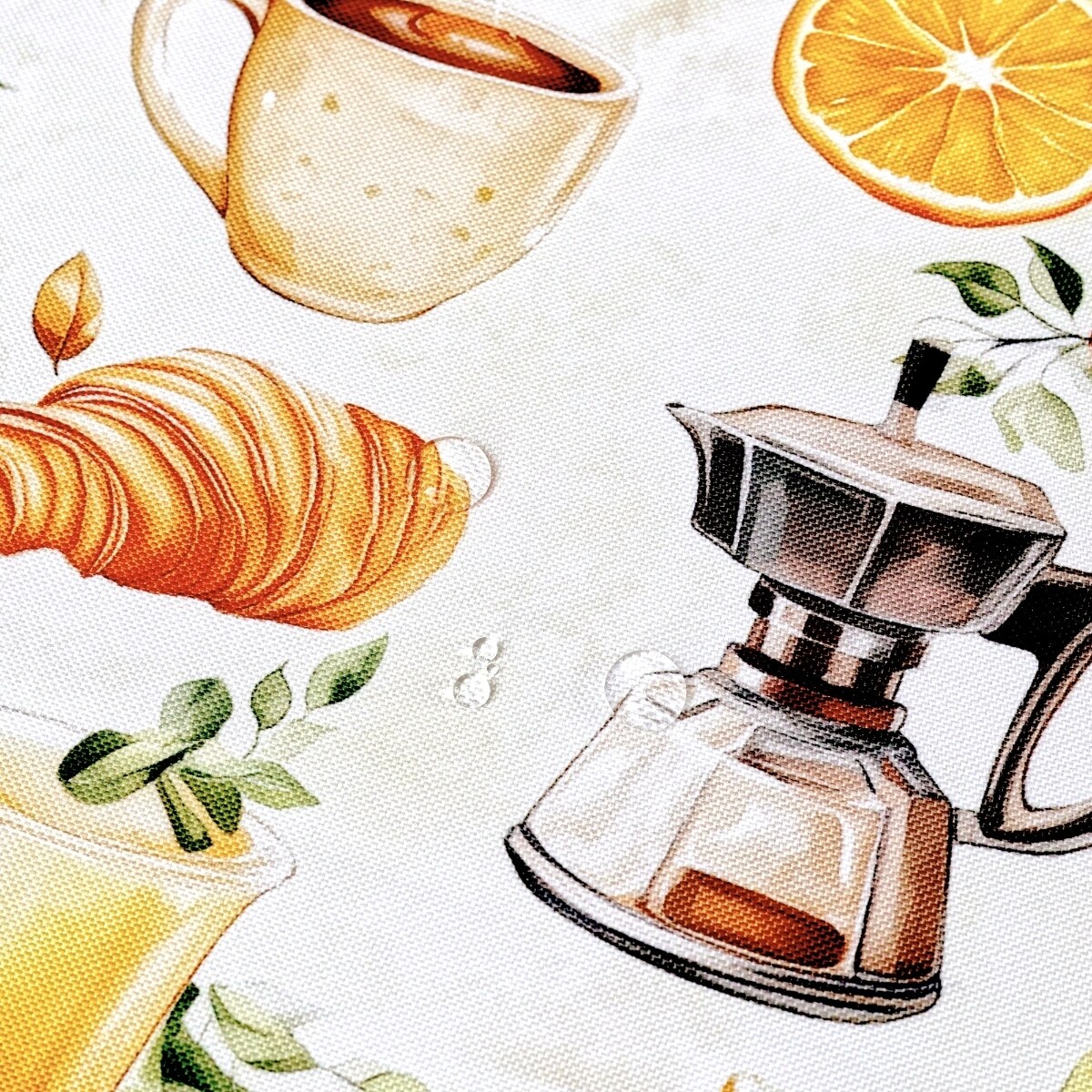 Obrus plamoodporny włoskie śniadanie - 130x200 cm - wielokolorowy