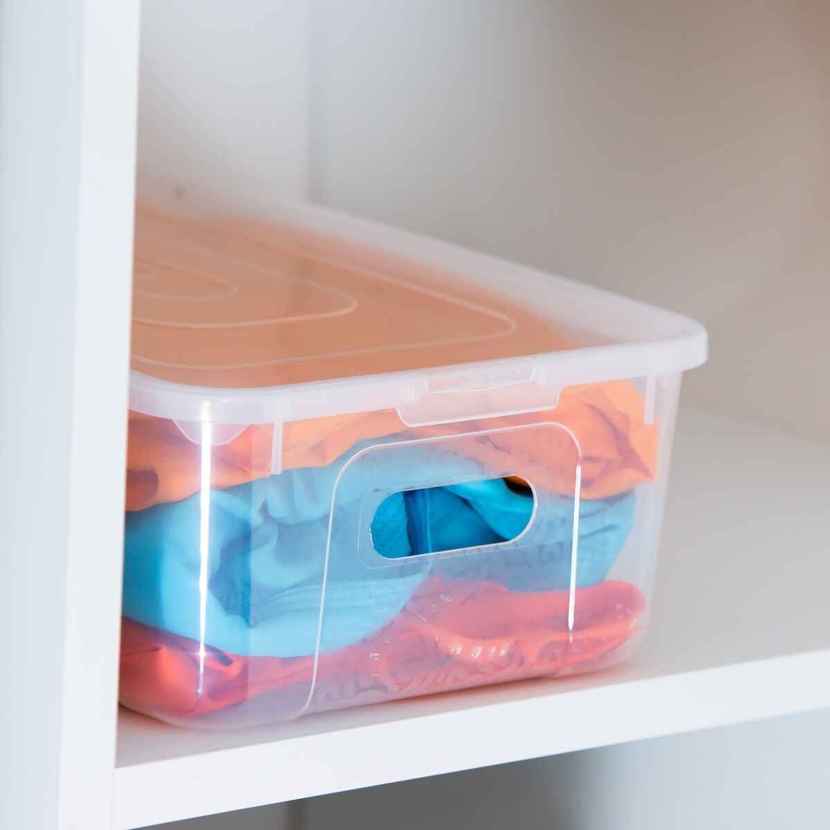 Pojemnik Plastikowy Z Pokrywą Pudło Plastikowe 7L