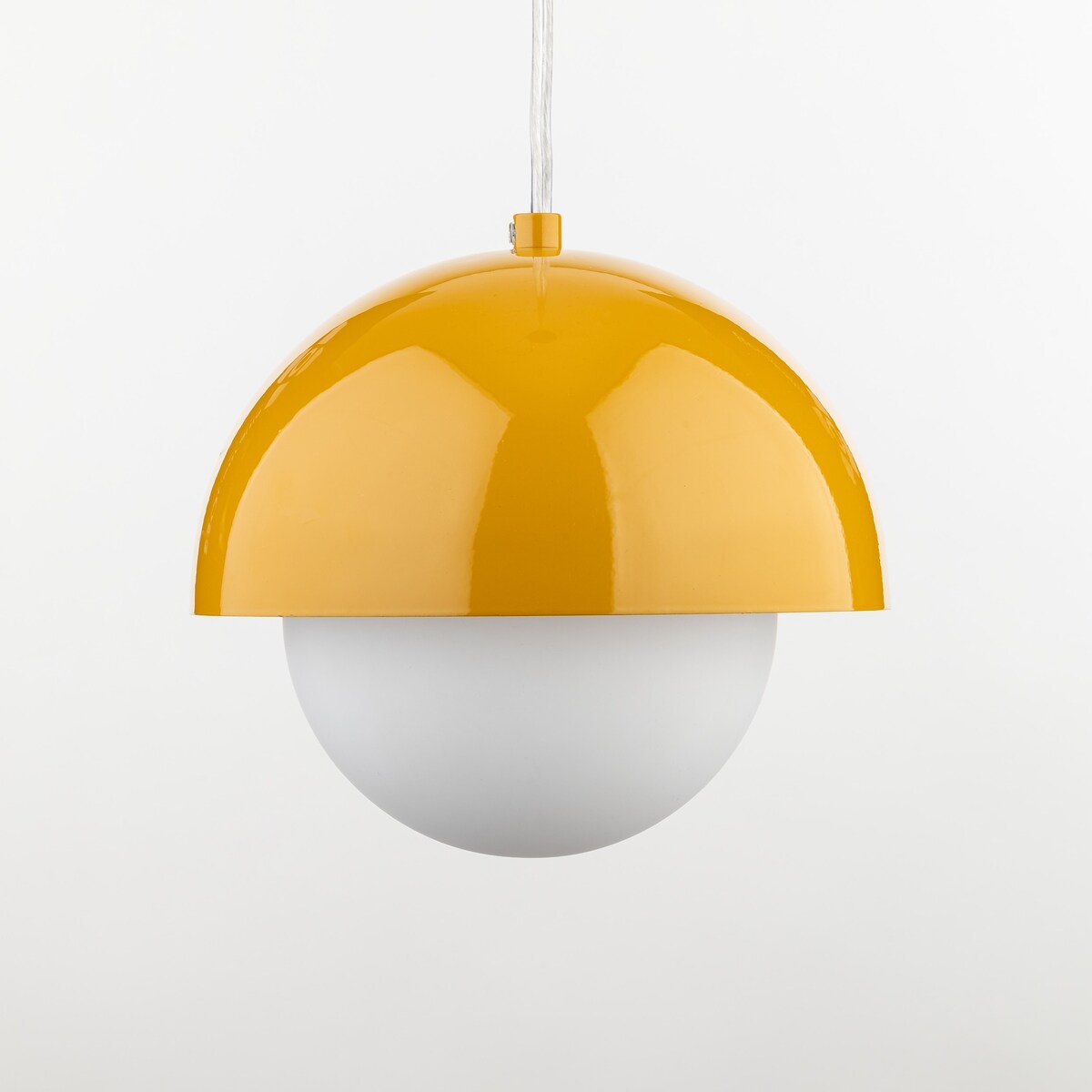Lampa wisząca TK Lighting BONO OCHRA 10265, ochra-złoto-biała, G9, regulowana wysokość