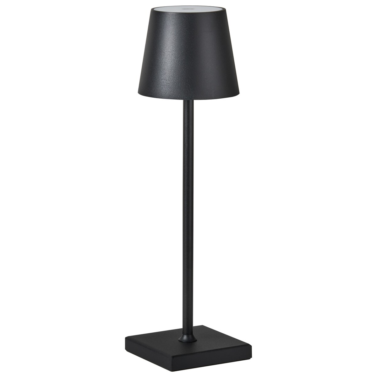 Bezprzewodowa lampa stołowa LED BACEIRO Ze ściemniaczem Metal Czarny