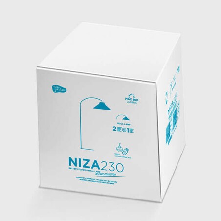 Koszykowa podłogowa lampa Niza LUMNIZ230BXWLNW King Home LED 9W 2700K IP54 brązowa