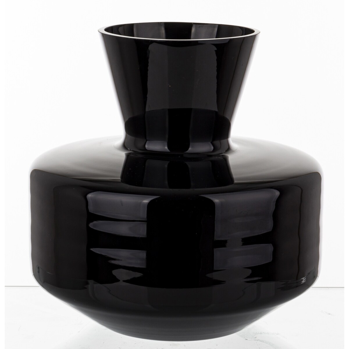Wazon ozdobny 26x25x25 cm KAROLA czarny