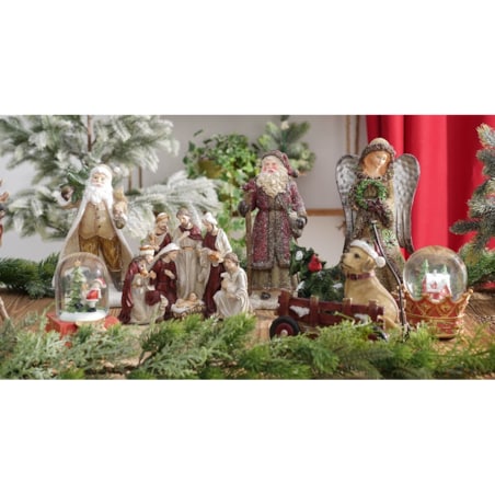 VILLA ITALIA Święty Mikołaj figurka 28 cm GIVRE