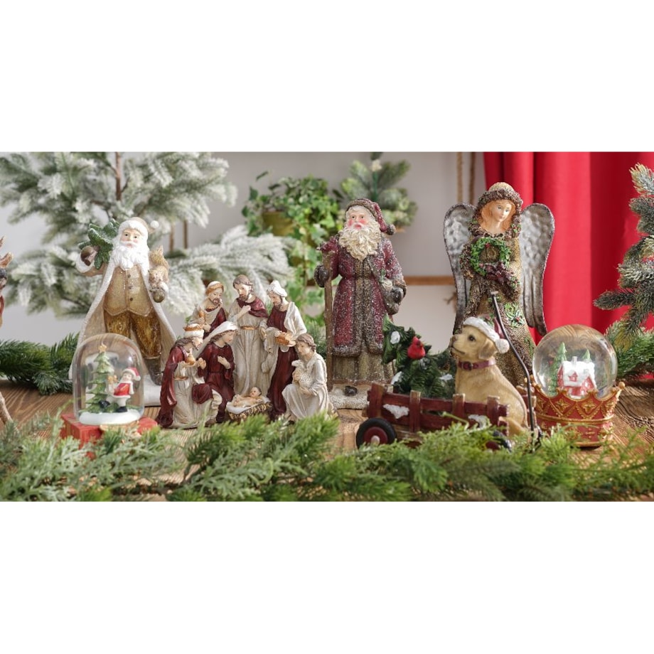 VILLA ITALIA Święty Mikołaj figurka 28 cm GIVRE