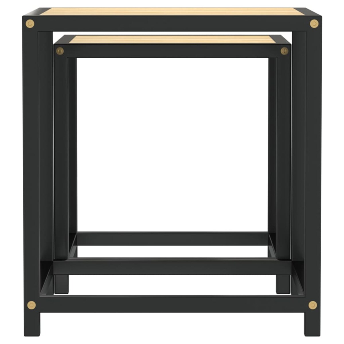 vidaXL Stoliki herbaciane, 2 szt., MDF, dąb sonoma