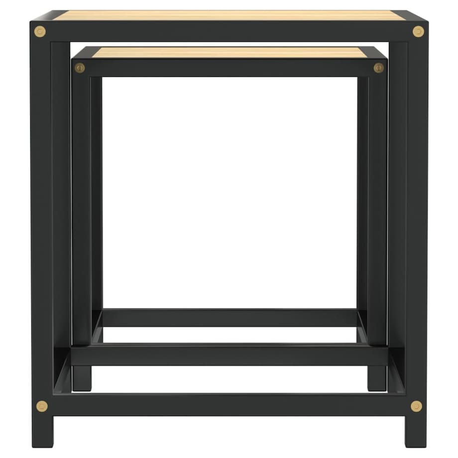 vidaXL Stoliki herbaciane, 2 szt., MDF, dąb sonoma