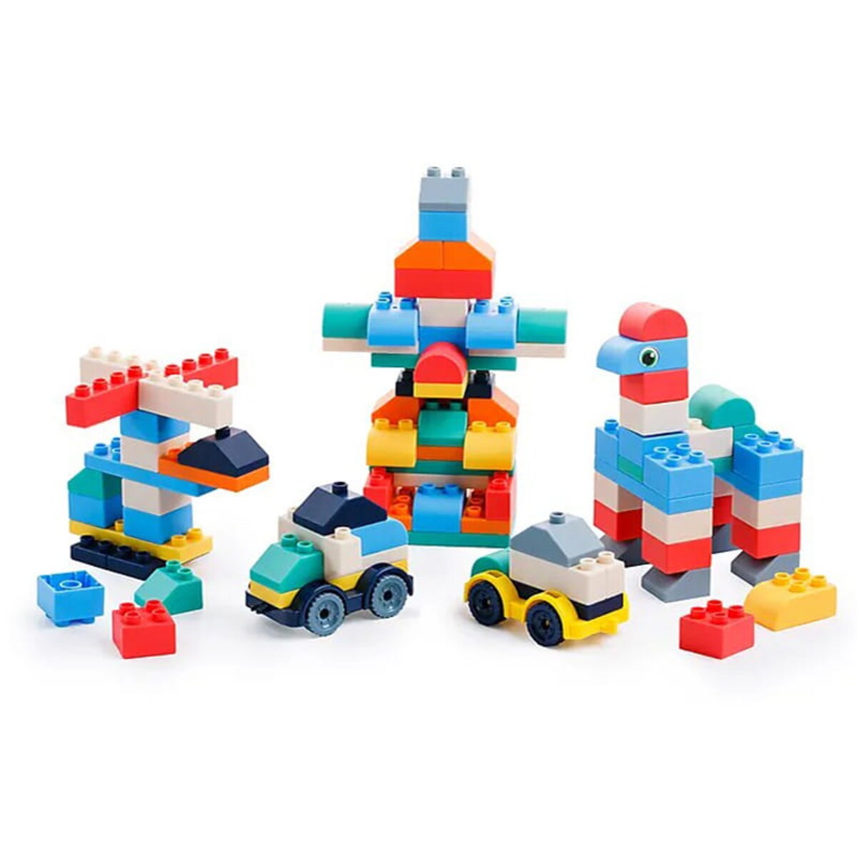 SOFT blocks - miękkie klocki konstrukcyjne 120 elementów