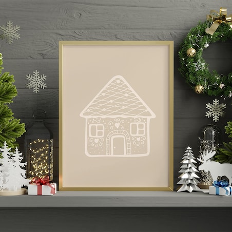 Plakat dla dzieci Domek 20x30