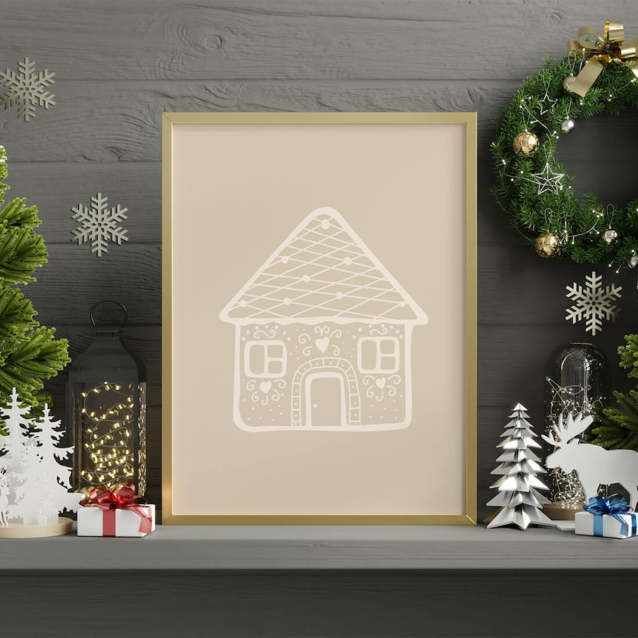 Plakat dla dzieci Domek 20x30