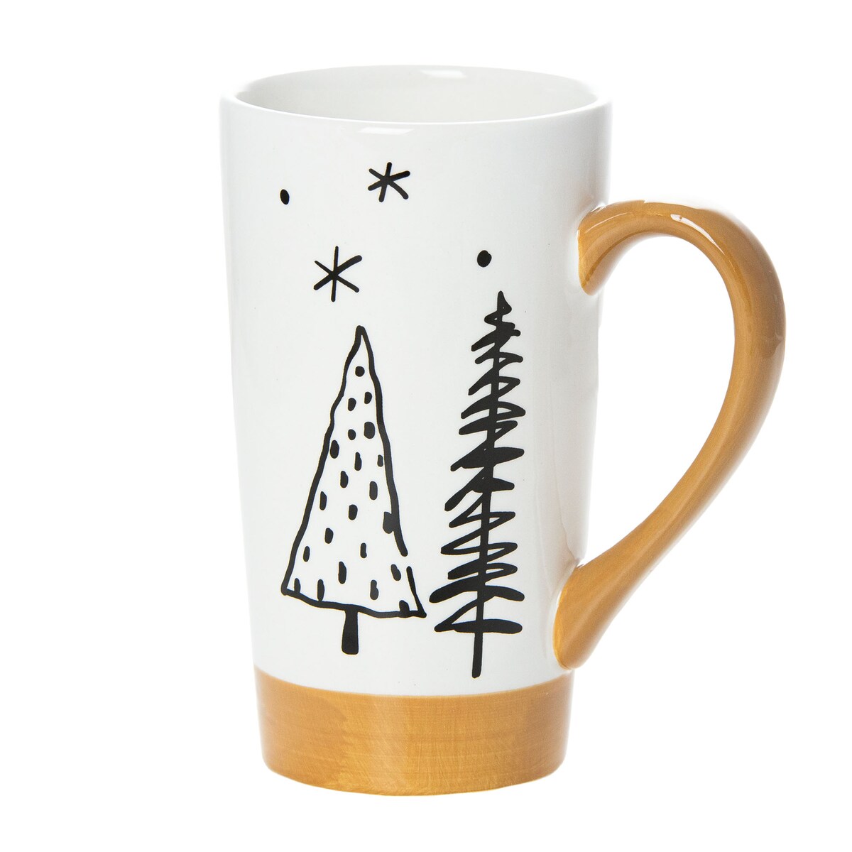 Kubek Świąteczny Boże Narodzenie Duży Zestaw 2 Szt. Drzewka Choinki Prezent