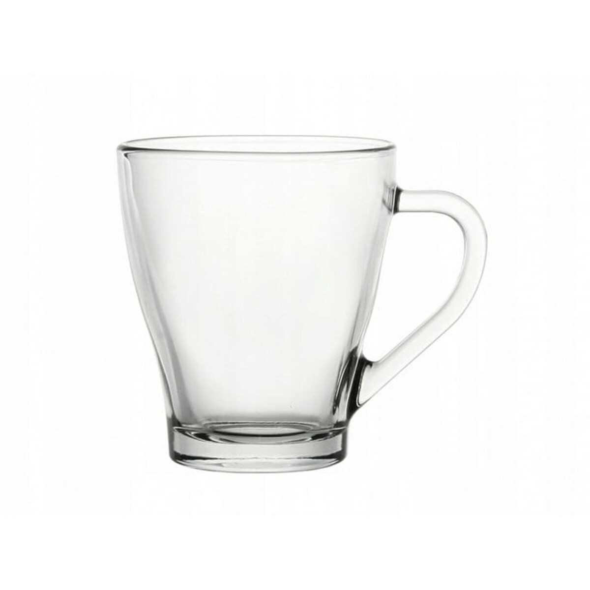 Poręczne Solidne Szklanki Kubki do Kawy Herbaty | 6 x Hugo 360 ml