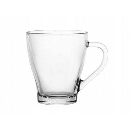 Poręczne Solidne Szklanki Kubki do Kawy Herbaty | 6 x Hugo 360 ml