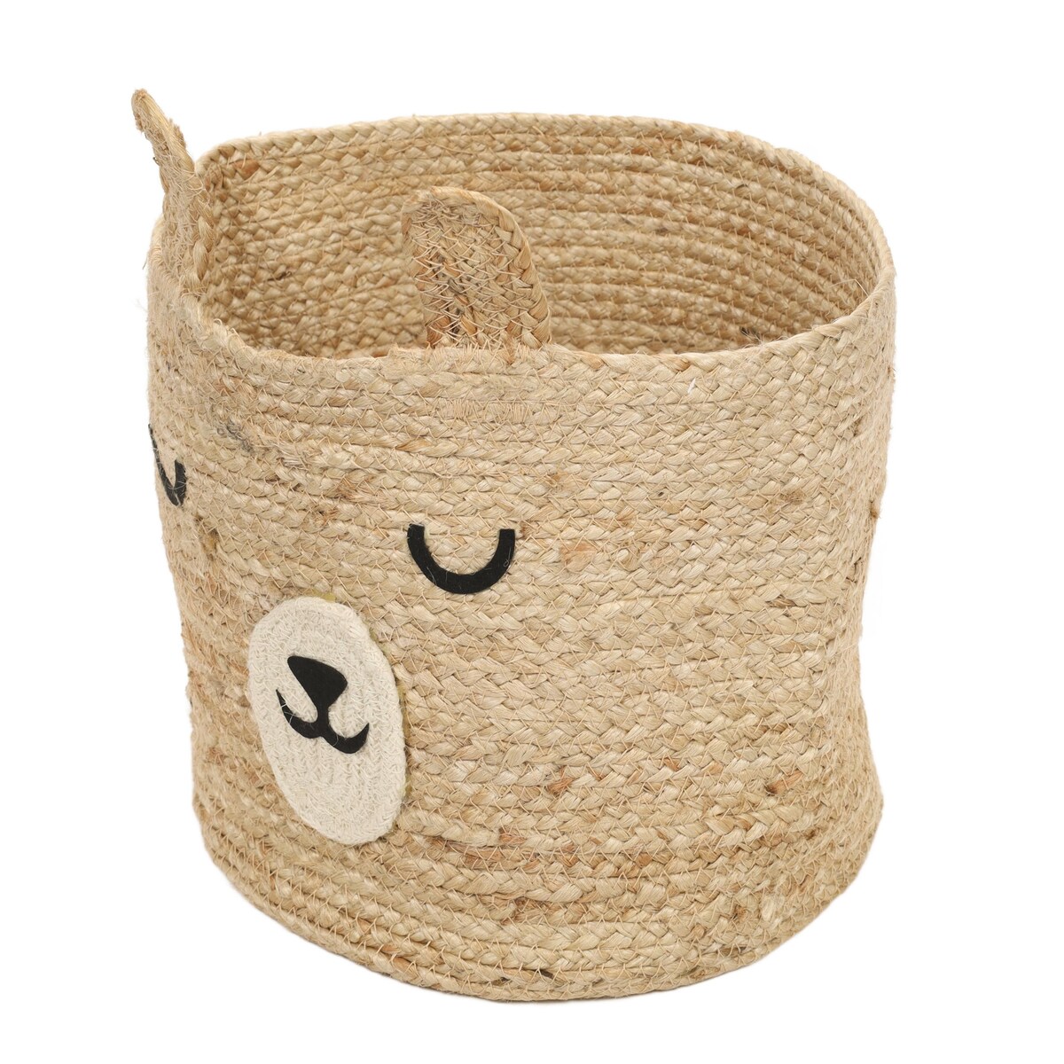 Pojemniki na zabawki miś z uszkami JOY, Ø 28 cm