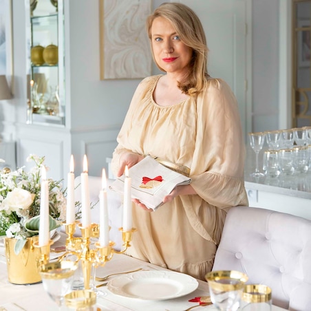 Podkładki Christmas Bauble Mirha - 6 sztuk