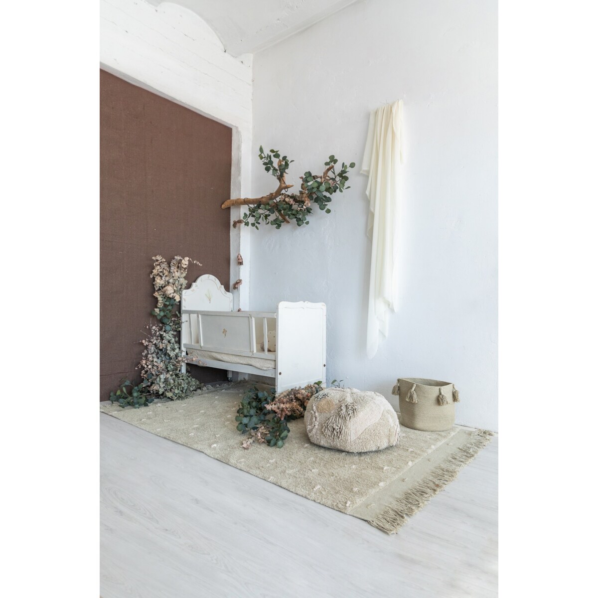 Dywan Bawełniany Woods Symphony Olive 140x200 cm Lorena Canals