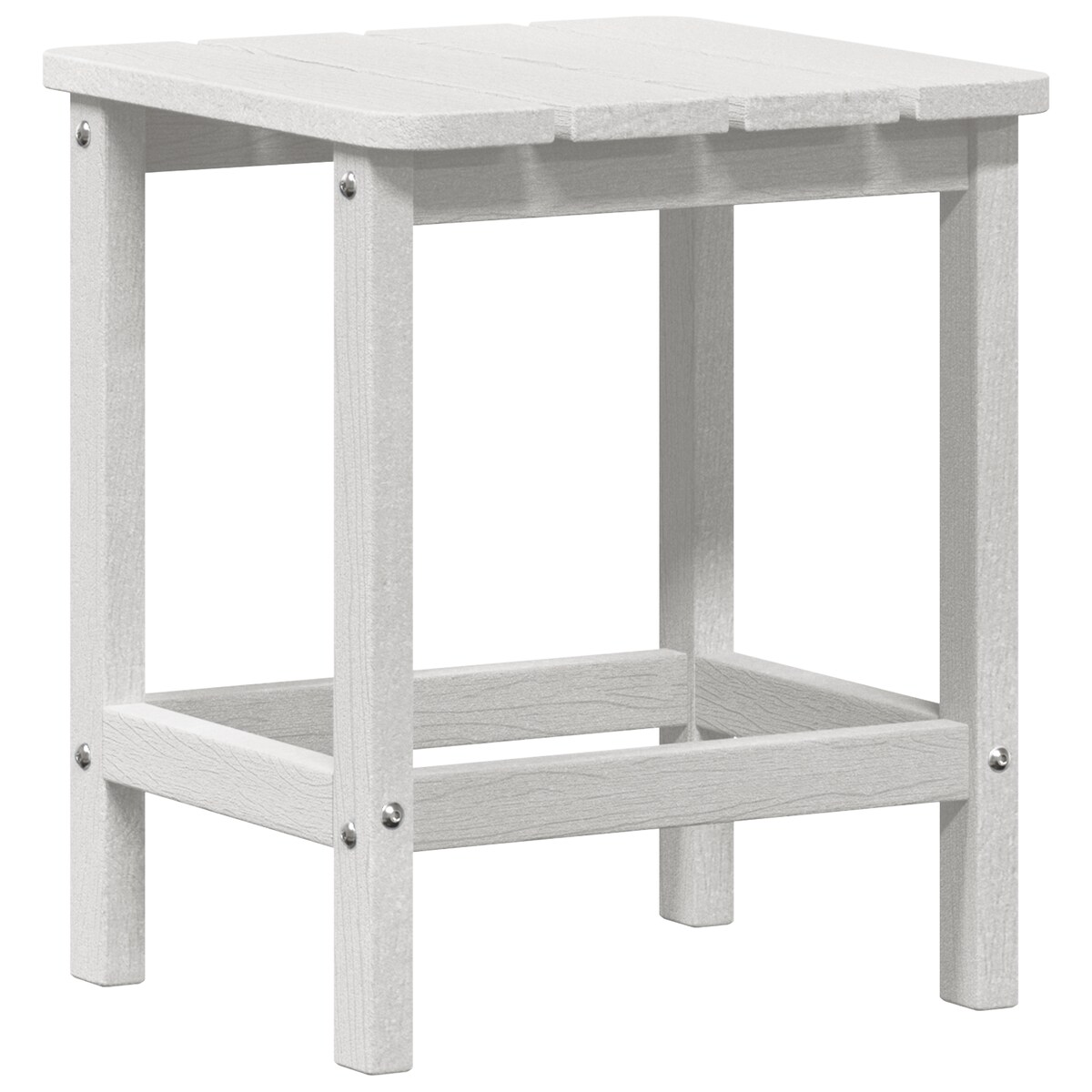 vidaXL Stolik Adirondack Biały 38x38x45 cm HDPE