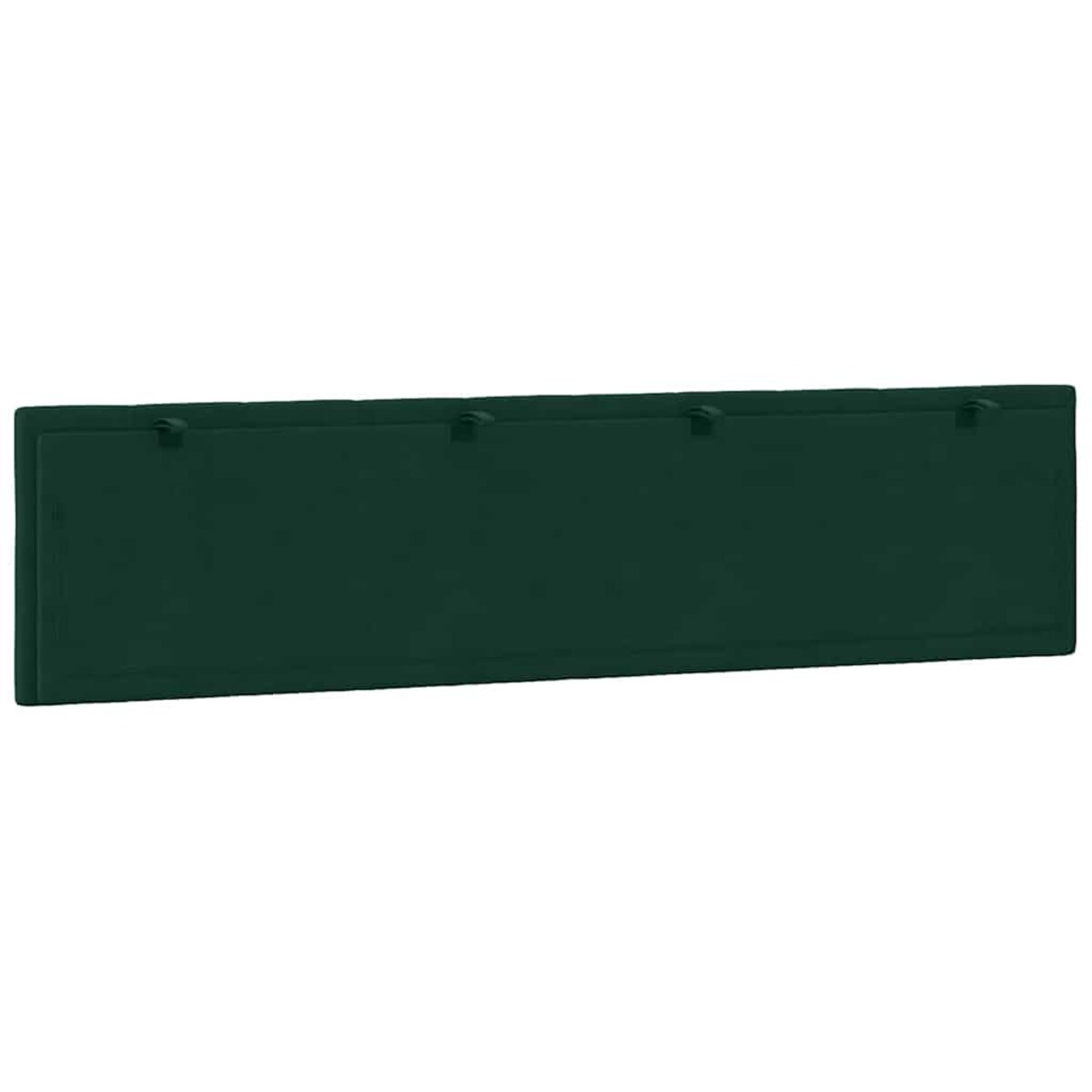 vidaXL Poduszka na wezgłowie, Hanko, ciemnozielona, 200 cm, aksamitna