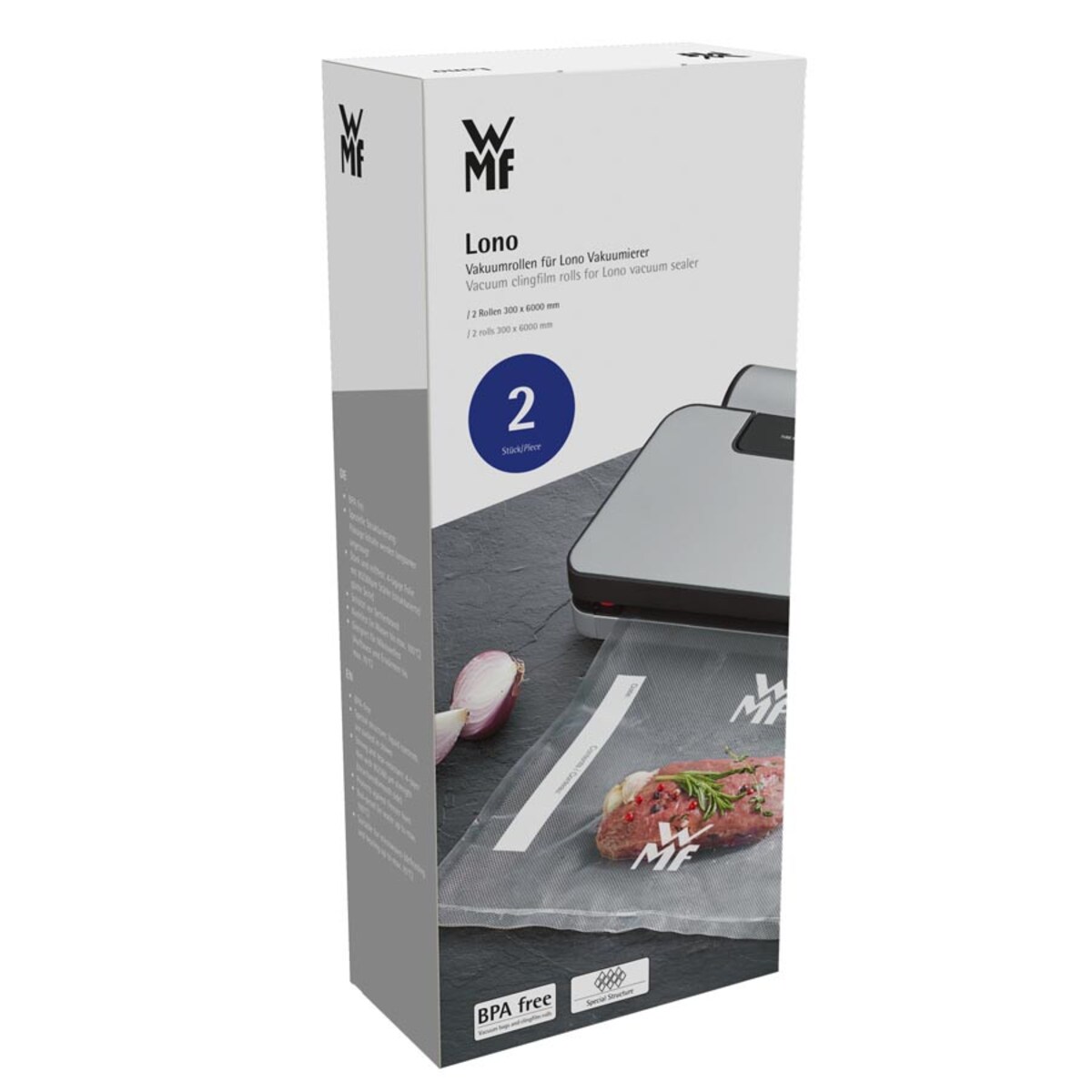 Zestaw 2 rolek do zgrzewarek próżniowych Lono, WMF