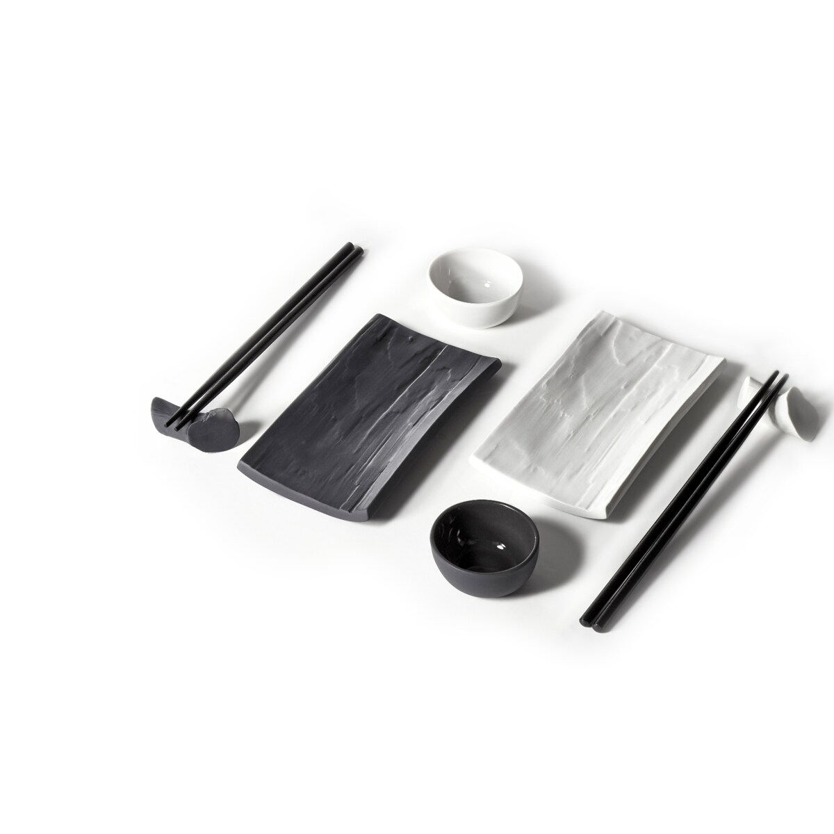 Zestaw Sushi dla 1 osoby 3 el. biały 0000