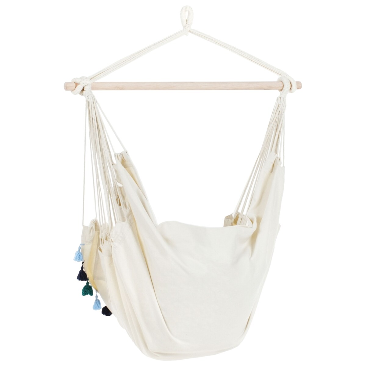 Fotel wiszący VARENA Bawełna Niebieski