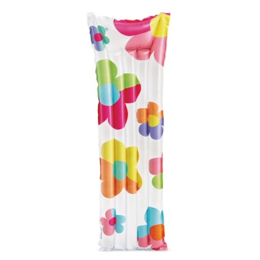 Dmuchany materac do pływania plażowy kwiaty 59720-11 Intex