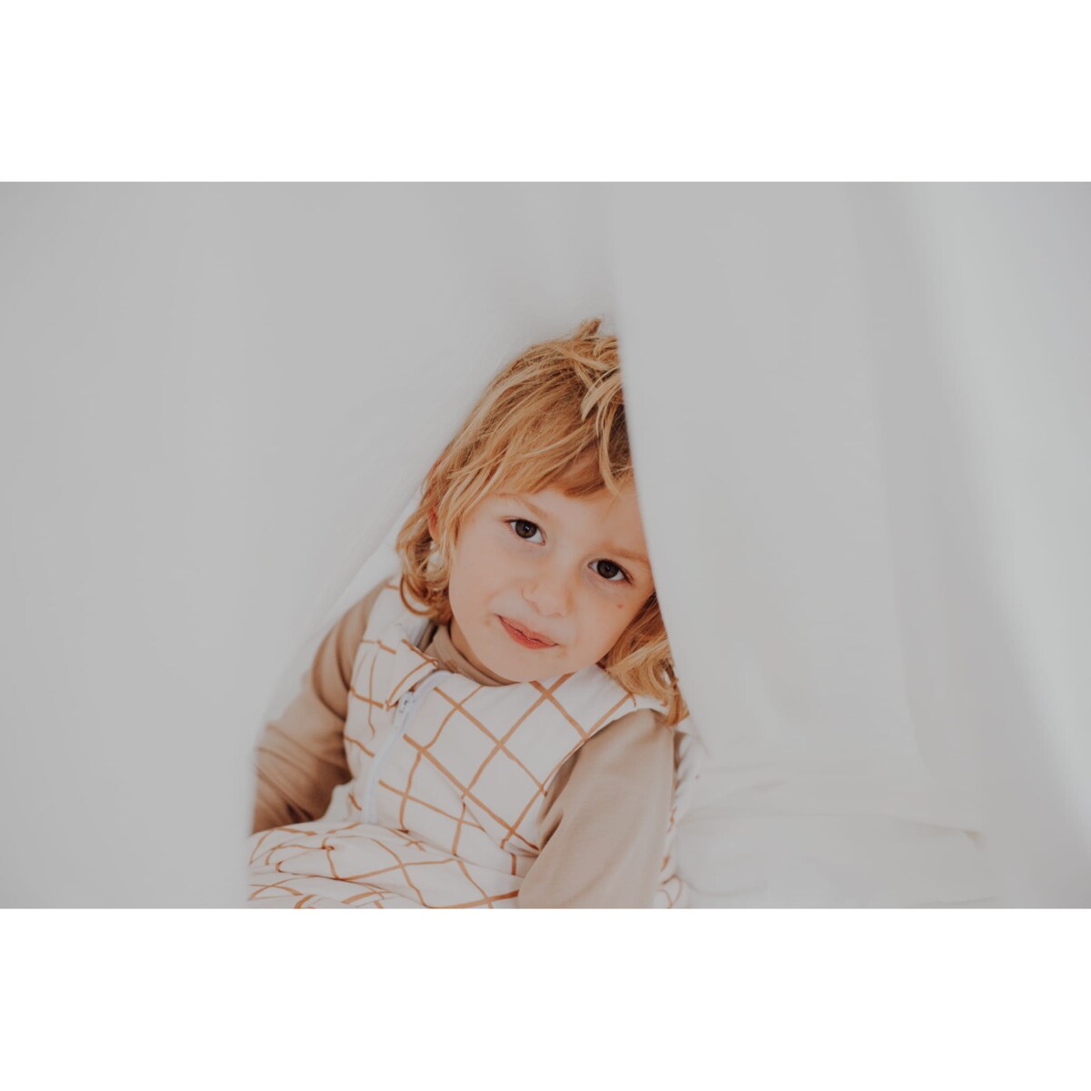 Śpiworek do spania z nogawkami camel check - S